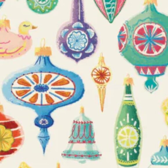 Hester & Cook Vicki Sawyer Ornaments 24 Paper Placemats  NWT - Picture 2 of 2